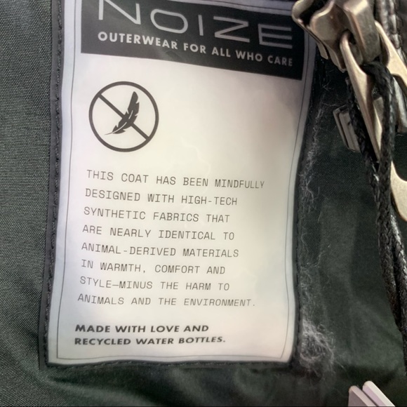 NOIZE Cruelty Free Outerwear Coat M NWT - Picture 8 of 9